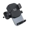 BLUE STAR AUTO LOCK X2 szellőzőre erősíthető autós telefontartó fekete - 1. kép