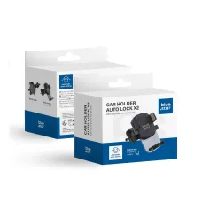 BLUE STAR AUTO LOCK X2 szellőzőre erősíthető autós telefontartó fekete