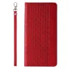 Magnet Strap Case tok iPhone 12 Pro Pouch Wallet + Mini Lanyard Pendant Piros - 3. kép