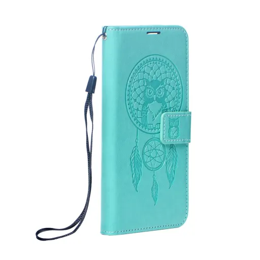 MEZZO fliptok SAMSUNG S24 Plus álomfogó zöld tok MEZZO fliptok SAMSUNG S24 Plus álomfogó zöld tok