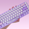 MOFII Vezeték nélküli Billentyűzet+Egér iBean Pro New 2.4G (Lila) - 3. kép