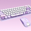 MOFII Vezeték nélküli Billentyűzet+Egér iBean Pro New 2.4G (Lila) - 4. kép