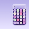 MOFII Vezeték nélküli Numerikus Billentyűzet X910 (Lila) - 2. kép