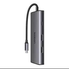 UGREEN Revodok Pro CM498 7 az 1-ben adapter USB-C - 2x USB-A 3.2, USB-C 3.2, SD/TF, PD