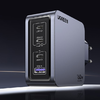 Ugreen Nexode Pro 160W fali töltő, GaN, USB + 3x USB-C (szürke) - 3. kép