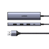 UGREEN 5 az 1-ben adapter, USB 4x USB 3.0 (szürke) - 0. kép