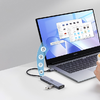 UGREEN 5 az 1-ben adapter, USB 4x USB 3.0 (szürke) - 4. kép