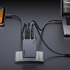 Ugreen Nexode Pro hálózati töltő, USB + 2x USB-C, 65W + USB-C kábel 1.5m (fekete) - 1. kép