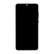 LCD kijelző + érintőpanel + előlapi burkolat Huawei P30 Fekete