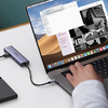 UGREEN 6 az 1-ben multifunkciós adapter USB-C - 3x USB A 3.0, HDMI, RJ45, PD - 0. kép