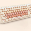 MOFII Candy New 2.4G Vezeték nélküli Billentyűzet + Egér szett (Narancssárga) - 1. kép