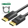 UGREEN DP102 DisplayPort-DisplayPort kábel, 4K, 3D, 1,5m (fekete) - 0. kép