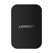 UGREEN Négyszögletes fémlap mágneses tartóhoz 2 db (fekete)