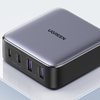 UGREEN CD327 Nexode Töltő, 2x USB-C, 2x USB-A, GaN, 65 W (Szürke) - 1. kép