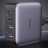 UGREEN CD327 Nexode Töltő, 2x USB-C, 2x USB-A, GaN, 65 W (Szürke) - 3. kép