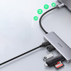 UGREEN 4 az 1-ben hub adapter USB-C - 4x USB 3.0 + USB-C (szürke) - 1. kép