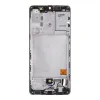 LCD kijelző + Érintőegység Samsung A415F Galaxy A41 Fekete (Szerviz Csomag) - 0. kép