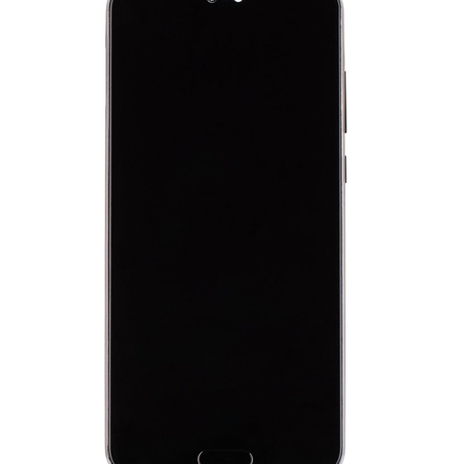 LCD kijelző + Érintő egység + Előlap Huawei P20 Pro Fekete OLED