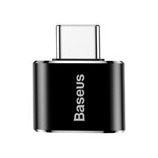 Baseus USB/USB Type-C adapter OTG fekete
