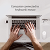 Baseus USB/USB Type-C adapter OTG fekete - 3. kép