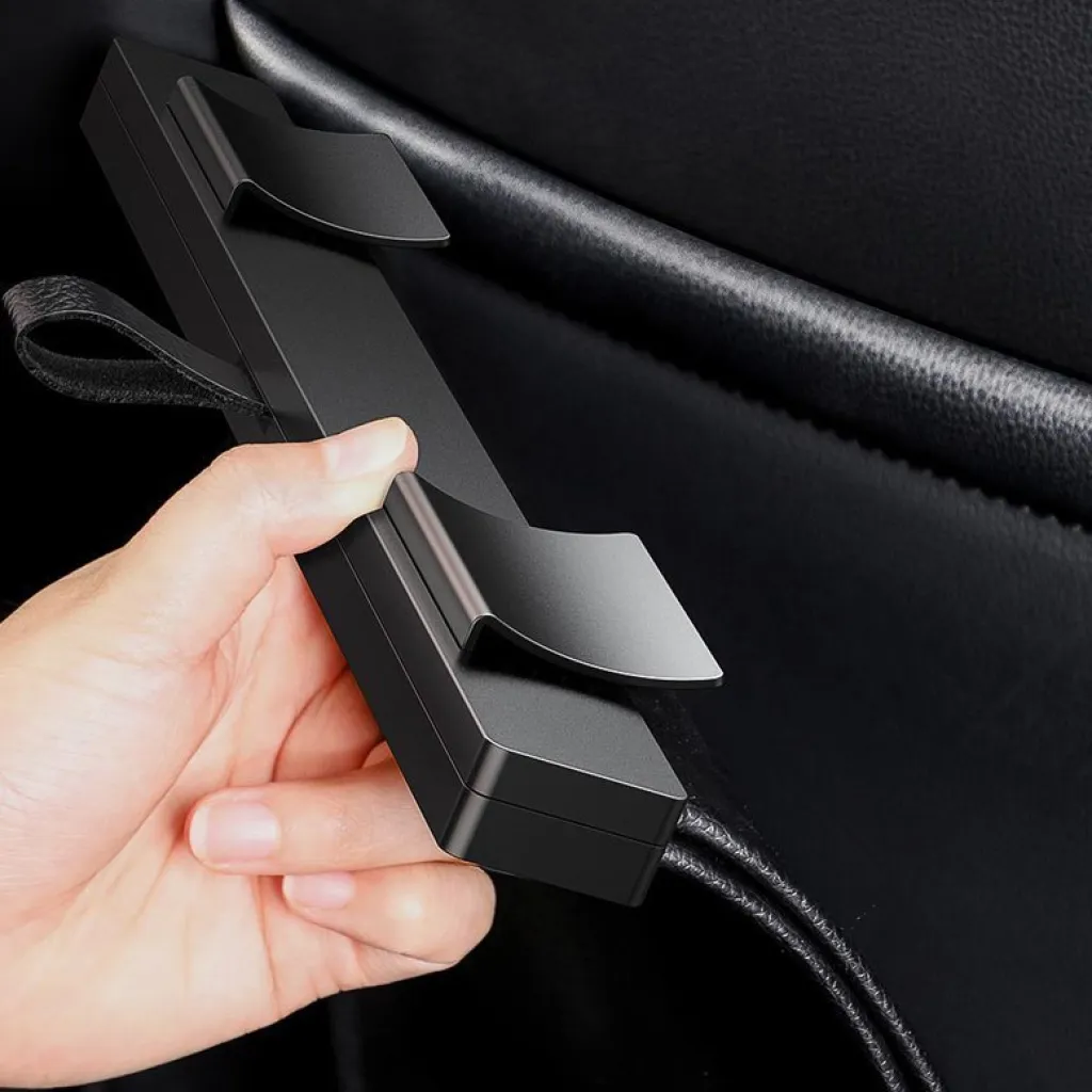 Baseus Háttámlára rögzíthető autós szemeteszsák fekete, szemetes - 20