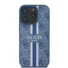 Original Case GUESS hardcase 4G Printed Stripes MagSafe GUHMP16XP4RPSB tok iPhone 16 Pro Max kék - 1. kép