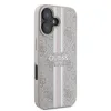 Original Case GUESS keménytok 4G Nyomtatott Csíkos MagSafe GUHMP16SP4RPSP iPhone 16 rózsaszín tok - 2. kép