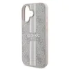 Original Case GUESS keménytok 4G Nyomtatott Csíkos MagSafe GUHMP16SP4RPSP iPhone 16 rózsaszín tok - 4. kép