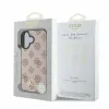 Original Guess keménytok Peony Script MagSafe GUHMP16SPGPYSW iPhone 16-hoz barna - 2. kép