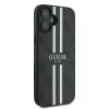 Original Guess védőtok hardcase 4G Printed Stripes MagSafe GUHMP16MP4RPSK iPhone 16 Plus fekete tok - 2. kép