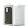 Eredeti GUESS keménytok 4G Classic GUHCP16LG4GFBR iPhone 16 Pro barna tok - 2. kép