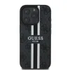 Eredeti Guess keménytok 4G Nyomtatott Csíkok MagSafe GUHMP16LP4RPSK iPhone 16 Pro fekete tok - 1. kép