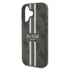 Original Case GUESS keménytok 4G Printed Stripes MagSafe GUHMP16XP4RPSW iPhone 16 Pro Max barna tok - 4. kép