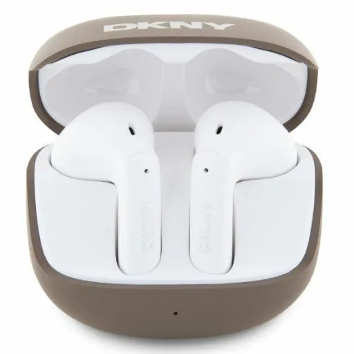 Original Earphones DKNY Satiny Finish DKTWST6AEHLW Bluetooth TWS BT barna