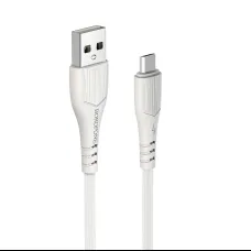 Borofone Cable BX37 Wieldy - USB to Micro USB - 1 méter fehér