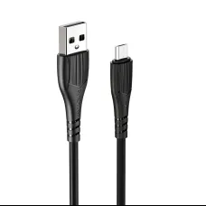 Borofone BX37 Wieldy kábel - USB - Micro USB - 1 méter fekete