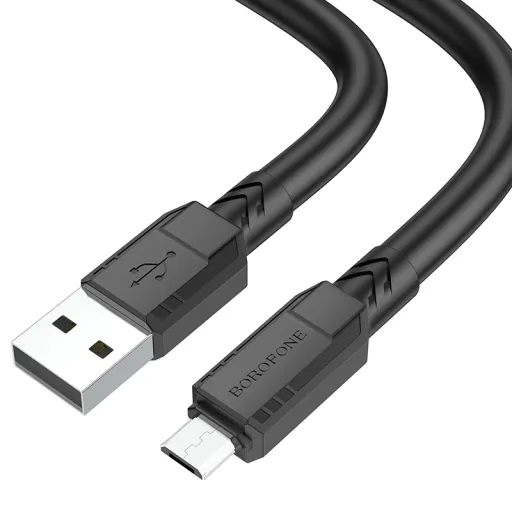 Borofone Cable BX81 Goodway - USB to Micro USB - 2,4A 1 méter fekete