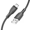 Borofone Kábel BX99 Módszer - USB to MicroUSB - 2,4A 1 méter fekete - 0. kép