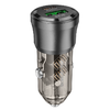 Borofone 38W autoadaptér BZ25 Journey - USB + Type C - PD 3A čierna - 2. kép