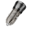 Borofone 38W autoadaptér BZ25 Journey - USB + Type C - PD 3A čierna - 4. kép