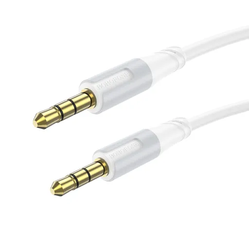 Borofone Cable BL19 Creator - jack 3,5 mm to jack 3,5 mm - 1 méter fehér