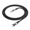 Borofone Kábel BL19 Creator - jack 3,5mm to Type C - 1 méter fekete - 1. kép