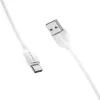 Borofone Kábel BX19 Benefit - USB to Type C - 3A 1 méter fehér - 0. kép