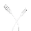 Borofone Kábel BX19 Benefit - USB to Type C - 3A 1 méter fehér - 1. kép