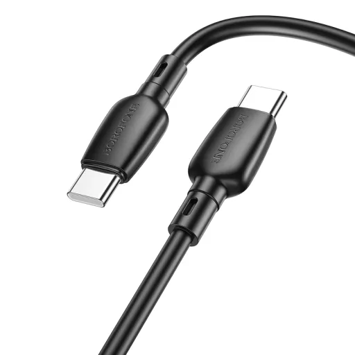 Borofone BX93 Super Power - Type C to Type C - 60W 3A 1 méter fekete
