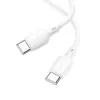 Borofone Cable BX93 Super Power - Type C to Type C - 60W 3A 1 méter fehér - 0. kép