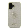 Original Guess hardcase Fixed Glitter Big 4G GUHCP16SHG4SGD tok Iphone 16 arany - 1. kép