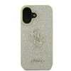 Original Case GUESS hardcase Fixed Glitter Big 4G GUHCP16MHG4SGD iPhone 16 Plus tok arany - 1. kép