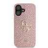 Original Case GUESS Hardcase Fixed Glitter Big 4G GUHCP16MHG4SGP iPhone 16 Plus pink tok - 1. kép