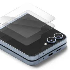 Tvrdené sklo Ringke Cover Display 2-PACK Galaxy Z Flip 6, priehľadné, sklenená fólia Tvrdené sklo Ringke Cover Display 2-PACK Galaxy Z Flip 6, priehľadné, sklenená fólia